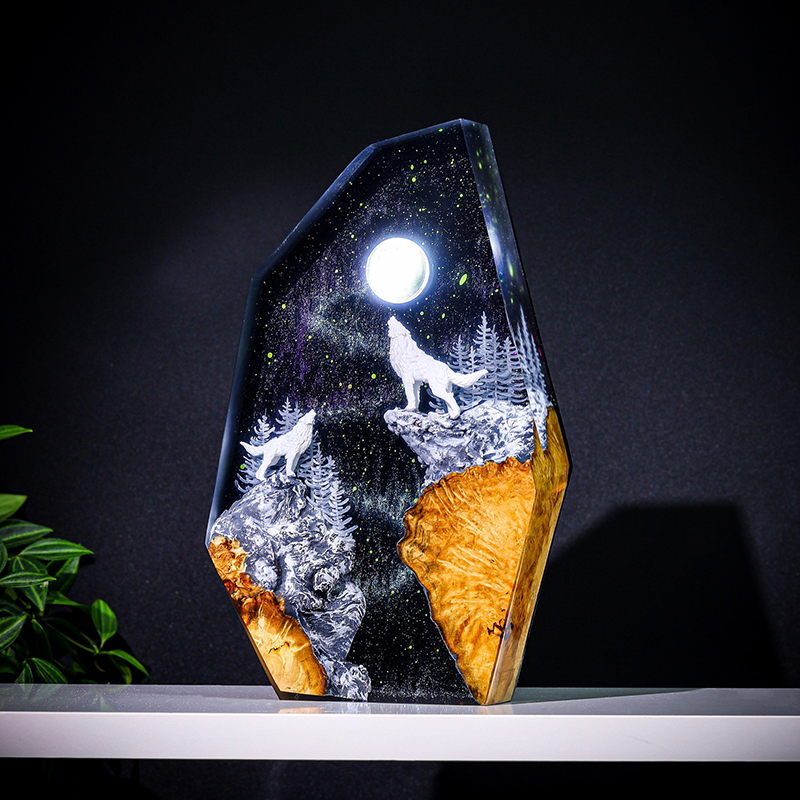 Lighting Decor For Wedding - Nature Animals Figure Organism Resin Table