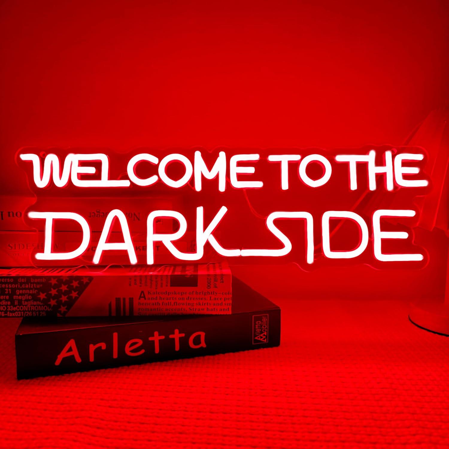 Room Lighting Bedroom Decor - Welcome to the Dark Side Neon