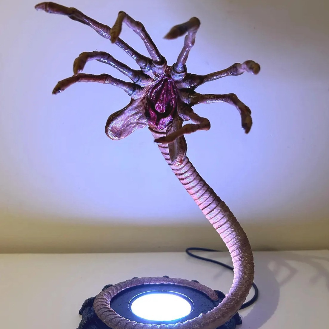 Lighting Decor Home - Alien Facehugger Lamp Nightlight, Flashing Halloween