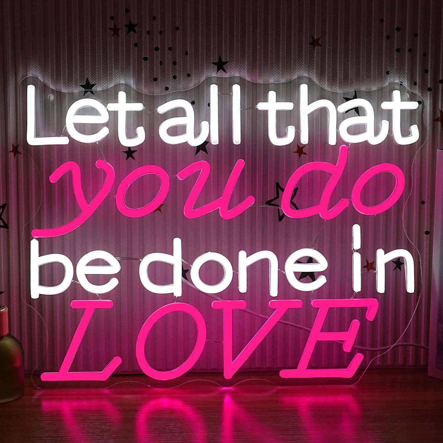 Let All That You Do Be Done In - đánh giá và giá Lighting Decor For Wedding