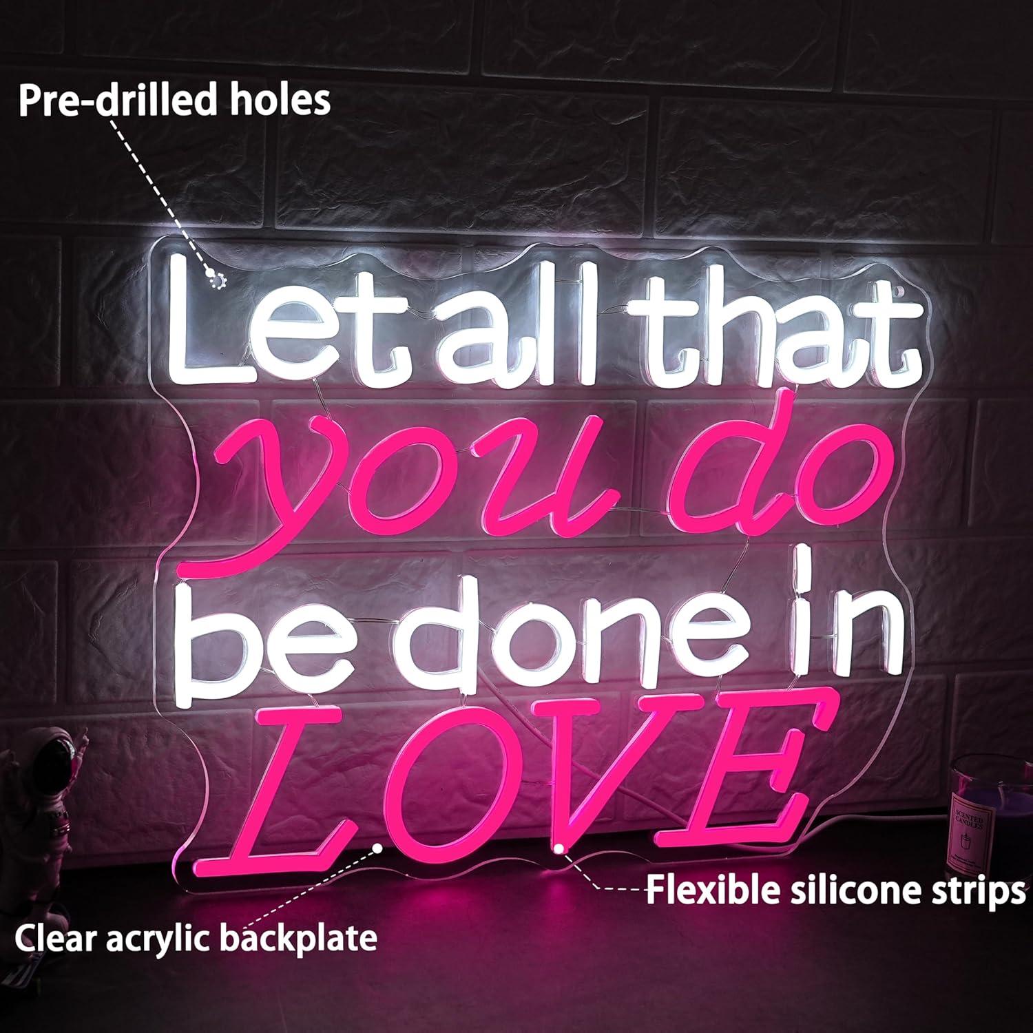 Let All That You Do Be Done In - đánh giá và giá Lighting Decor For Wedding