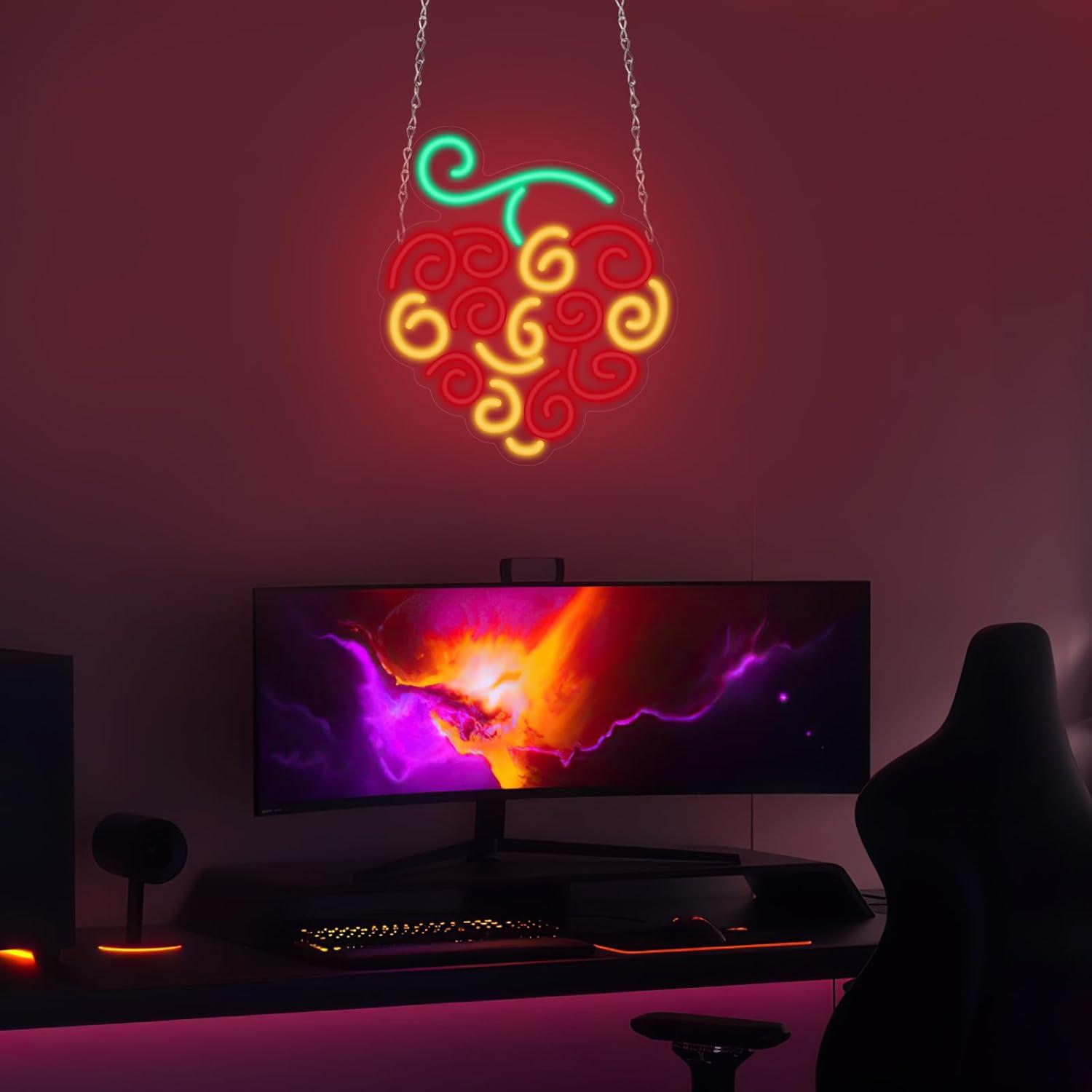 Cyber Fruit Neon Sign USB Dimm - đánh giá và giá Room Lighting Bedroom Decor