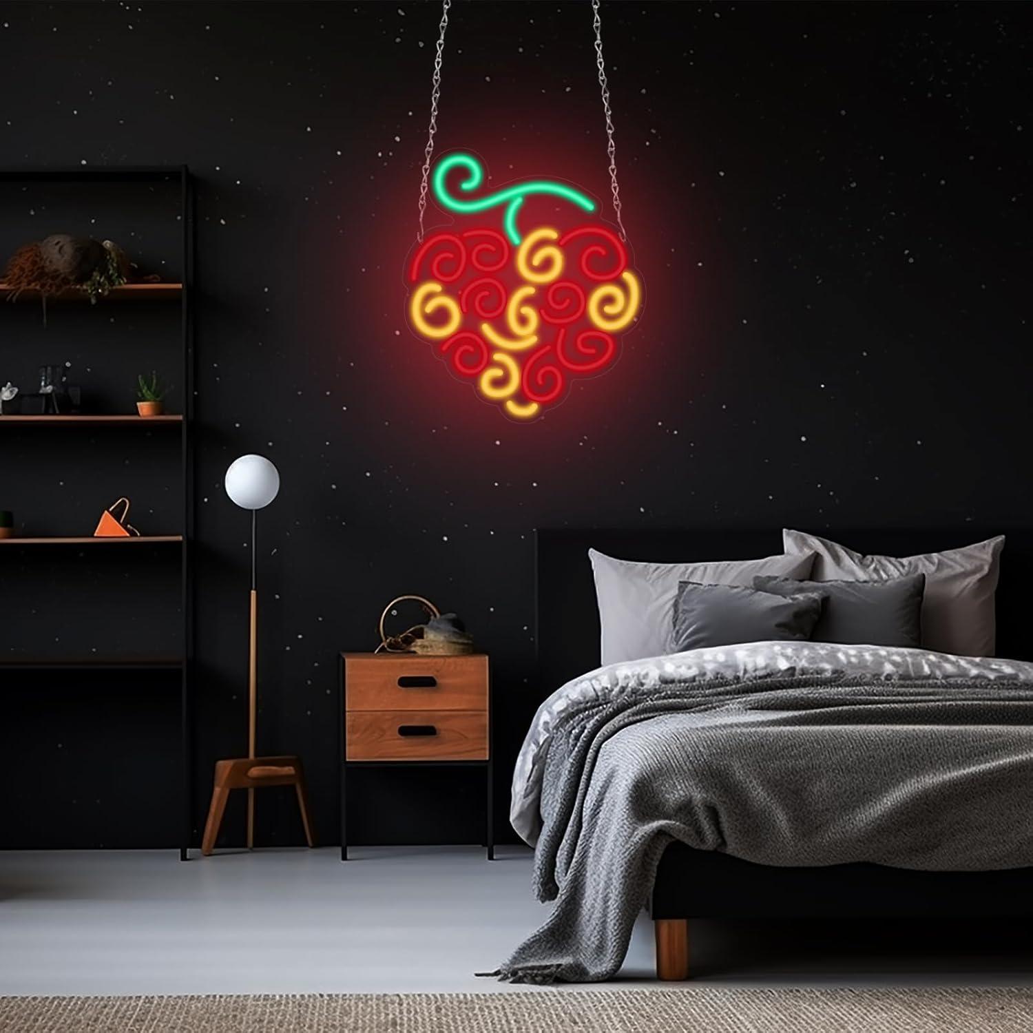 Cyber Fruit Neon Sign USB Dimm - đánh giá và giá Room Lighting Bedroom Decor