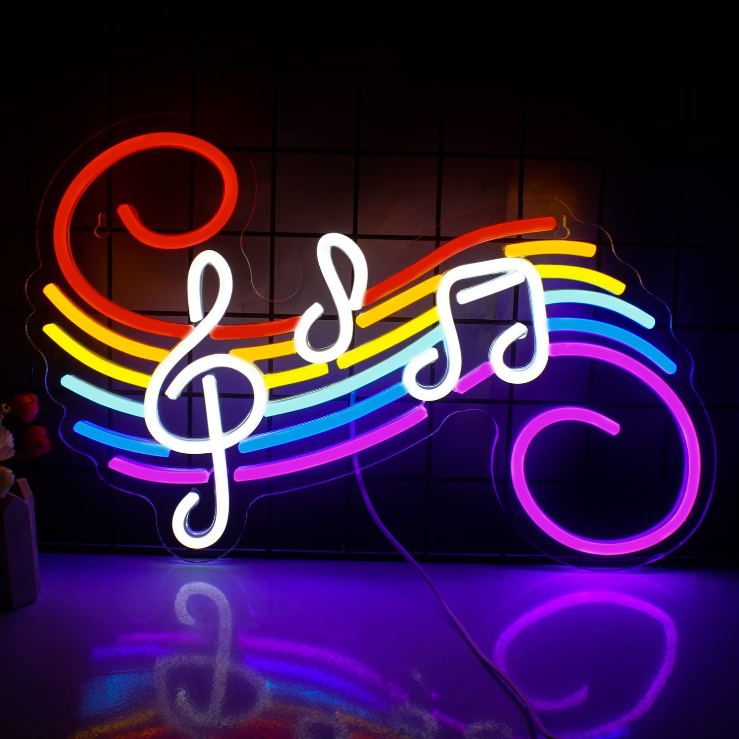 Music Notes Neon Sign Customiz - đánh giá và giá Lighting Decor For Wedding