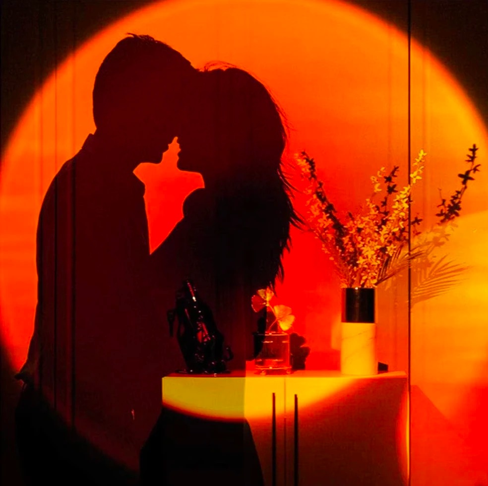 1pc USB Sunset Projection Lamp - đánh giá và giá Sunset Lamp Projection