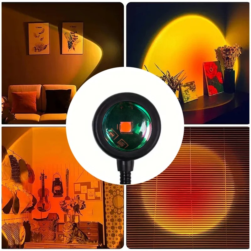 1pc USB Sunset Projection Lamp - đánh giá và giá Sunset Lamp Projection