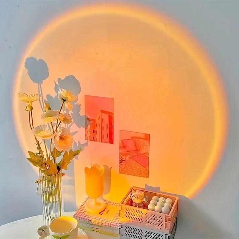 1pc USB Sunset Projection Lamp - đánh giá và giá Sunset Lamp Projection