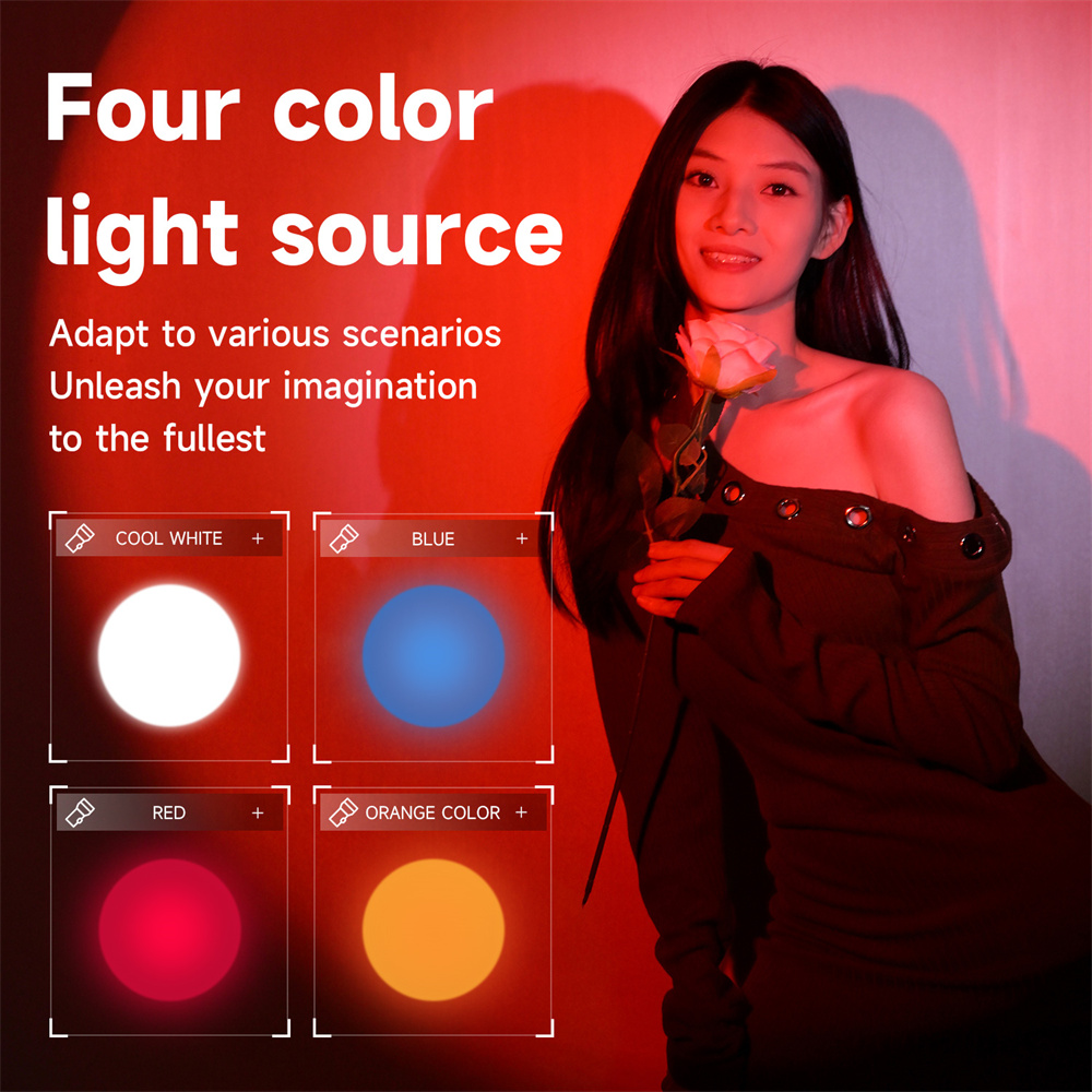 NEW Photography Flashlight 4-C - đánh giá và giá Sunset Lamp Projection