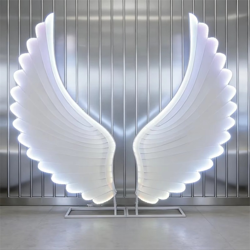 Glowing Angel Wings Light Prop - đánh giá và giá Lighting Decor For Wedding