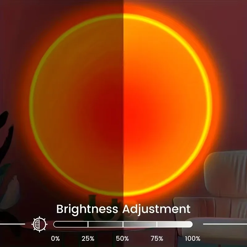 1pc Vibrant Sunset Projection  - đánh giá và giá Sunset Lamp Projection