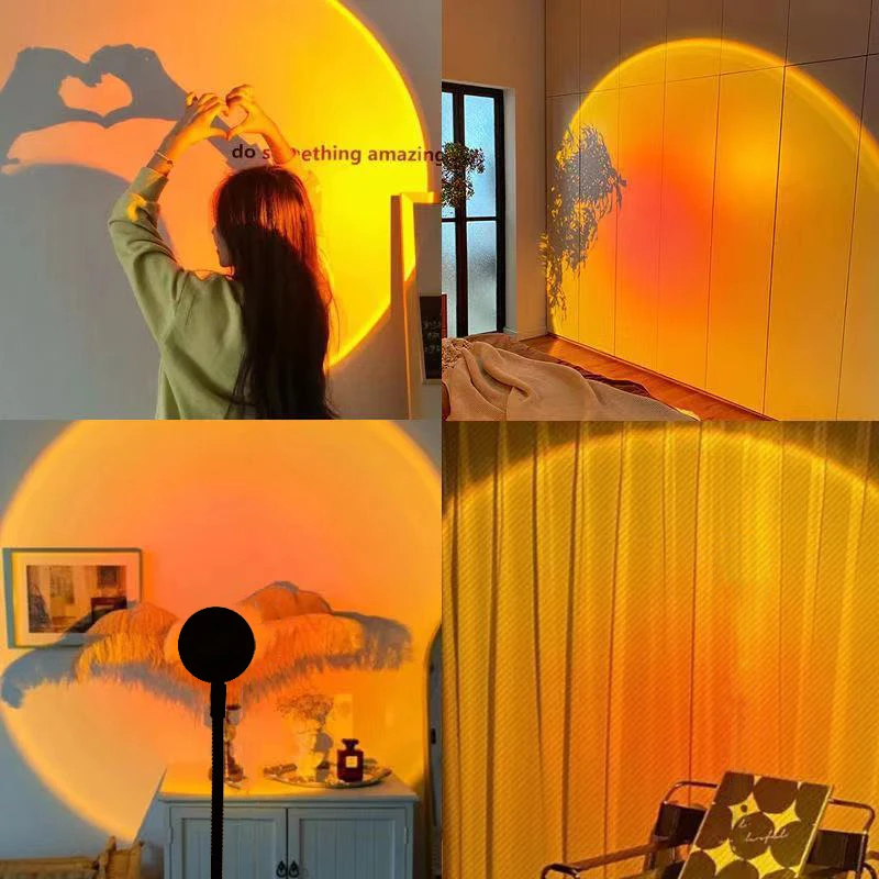 Sunset Lamp Night Light Multi  - đánh giá và giá Sunset Lamp Projection