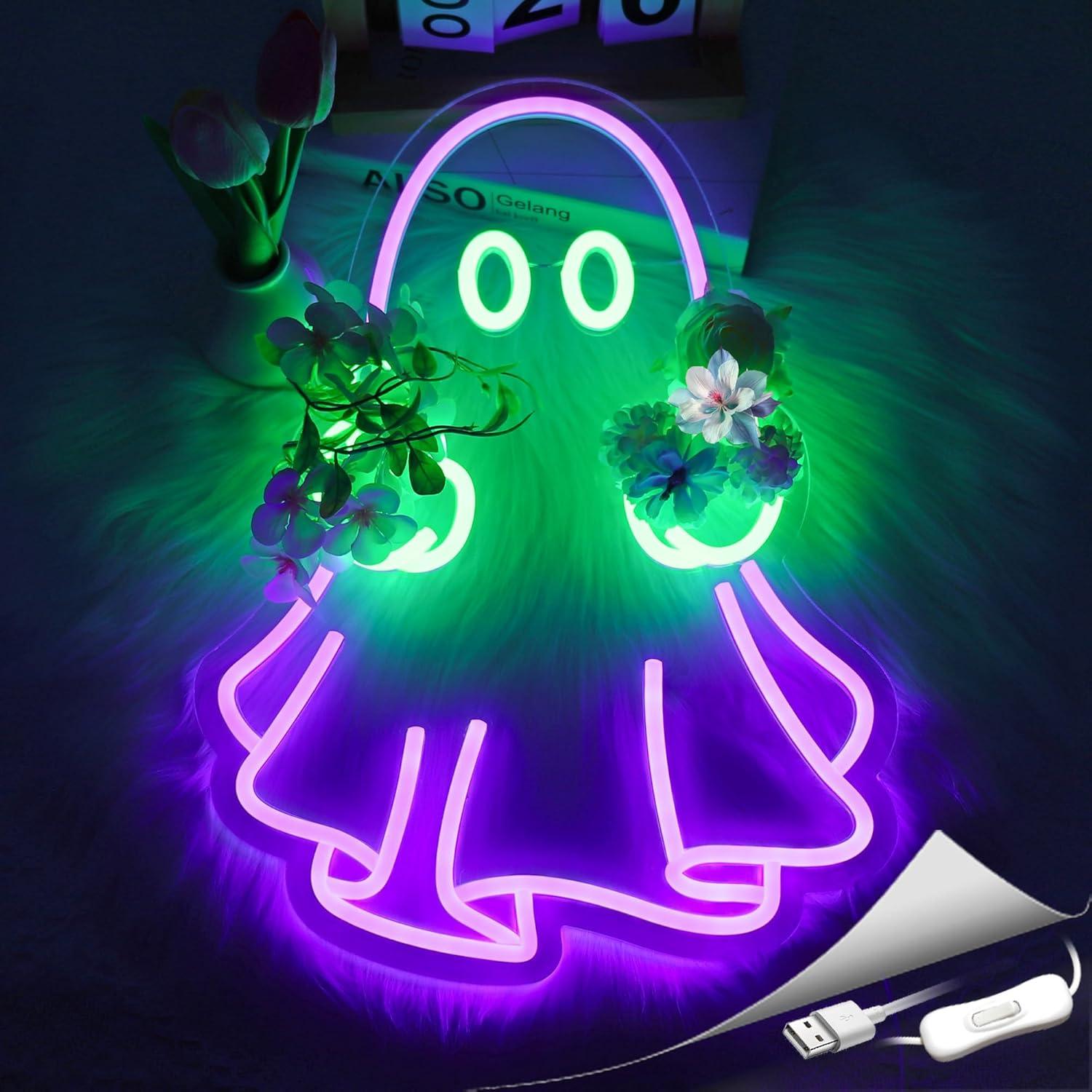 Ghost Neon Sign USB Powered LE - đánh giá và giá Lighting Decor Home