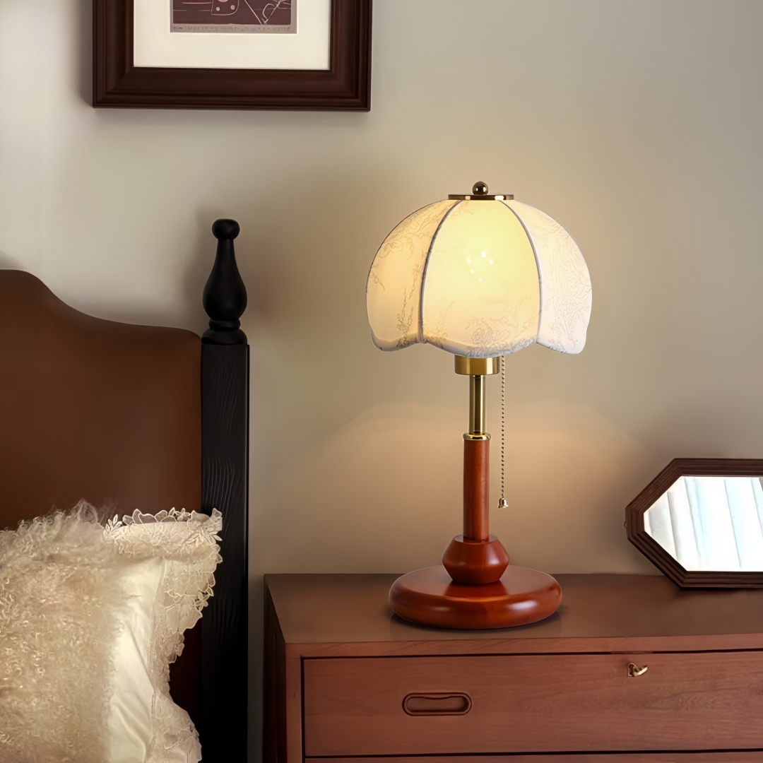 Vintage Scalloped Dome Table L - đánh giá và giá Lighting Decor Home