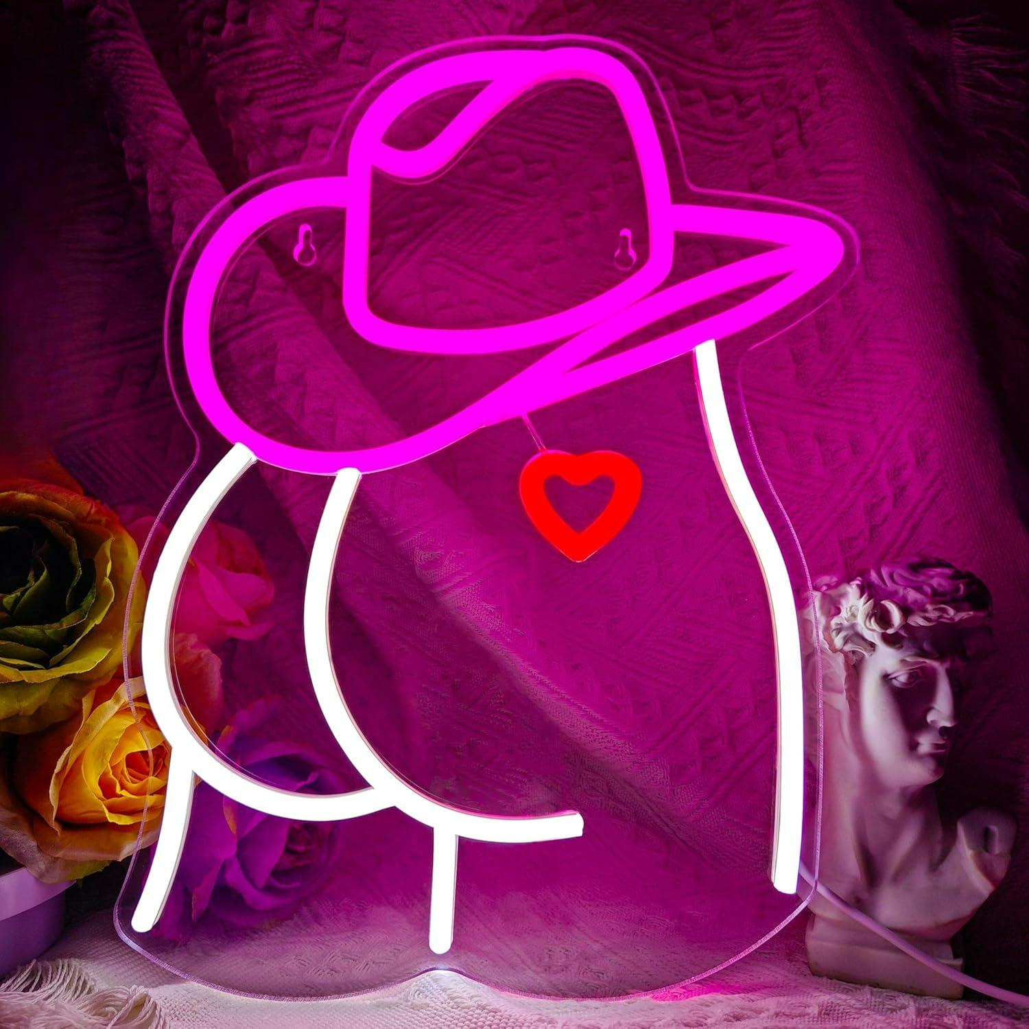 Cowgirl Neon Sign Dimmable LED - đánh giá và giá Lighting Decor For Wedding