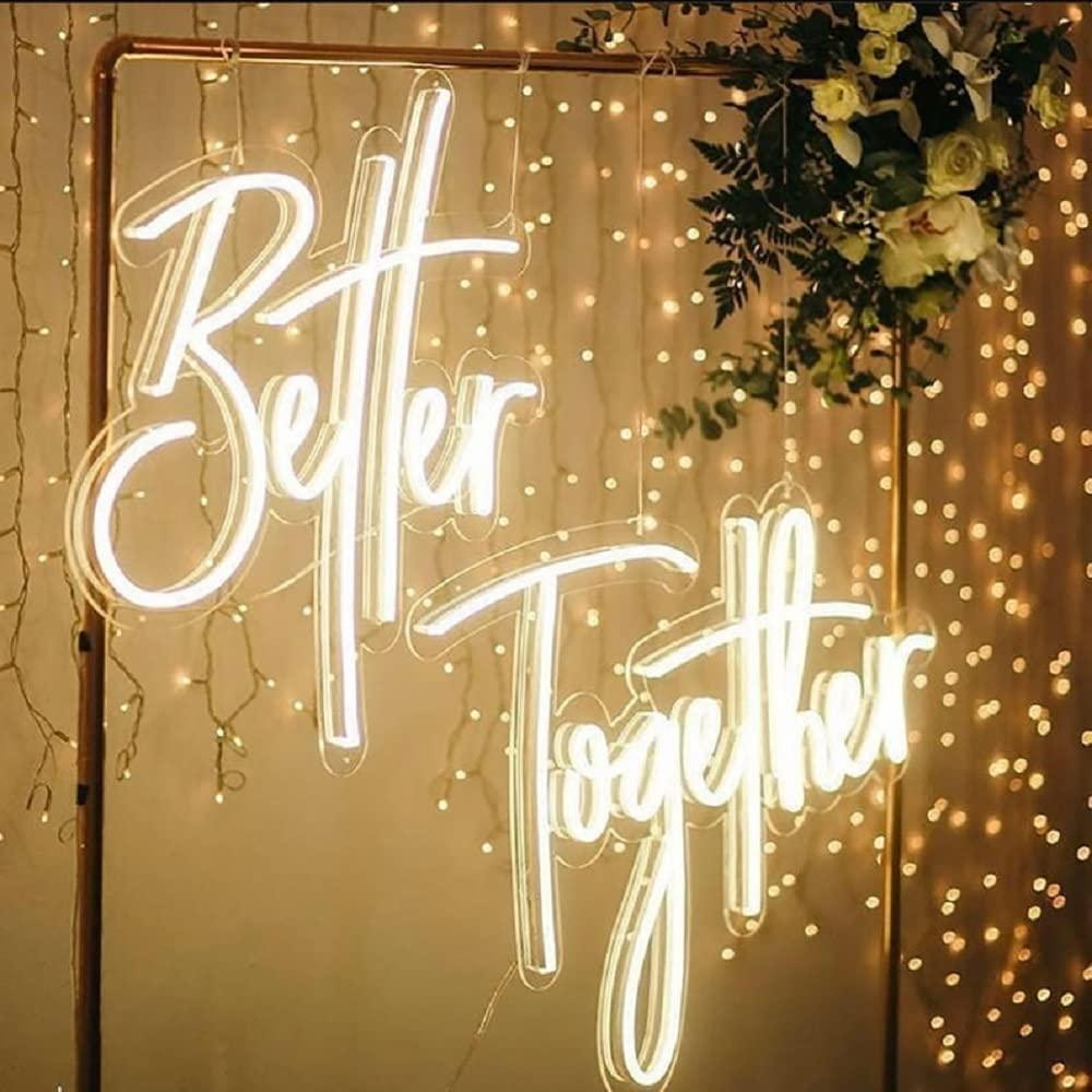 Better Together Neon Sign USB  - đánh giá và giá Lighting Decor For Wedding
