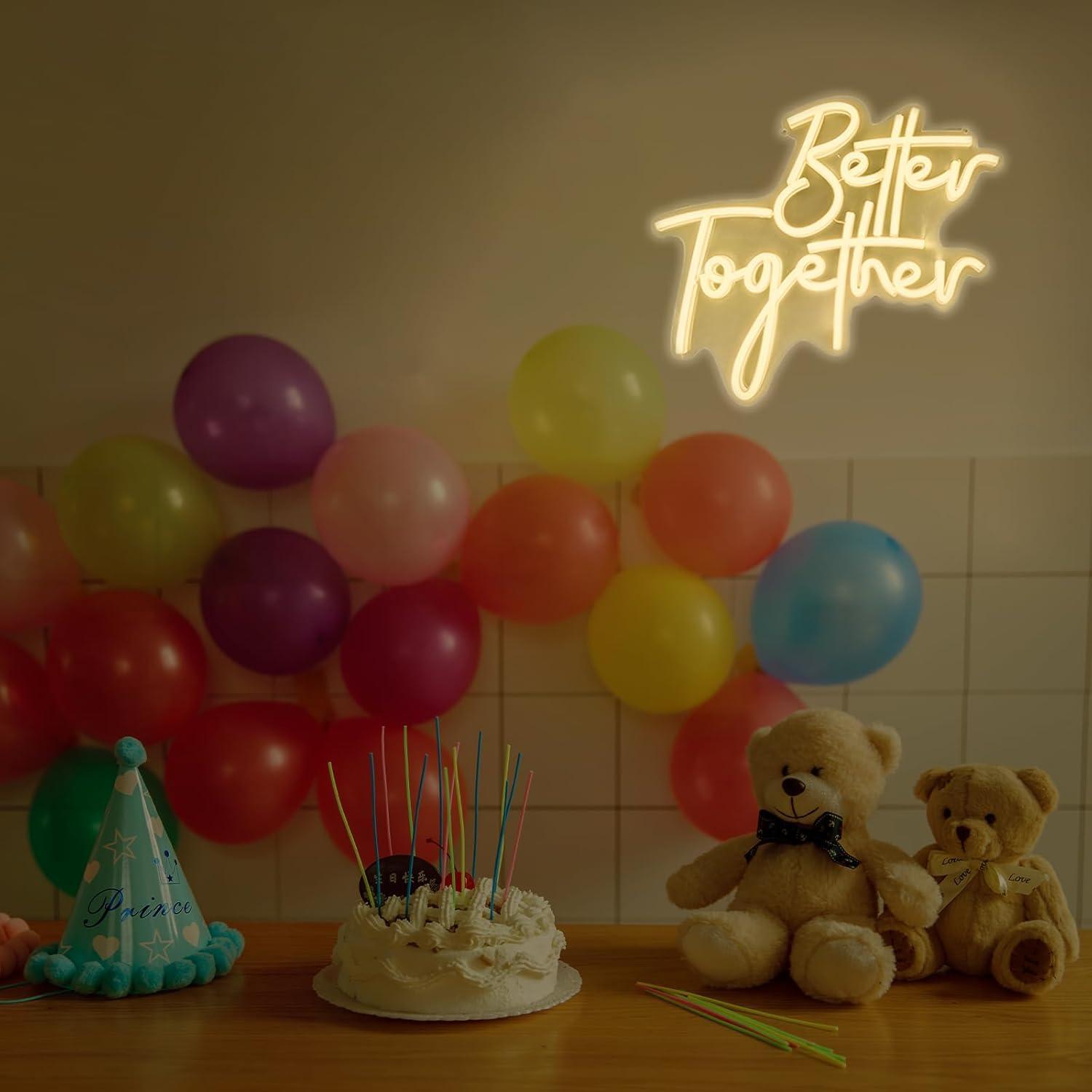 Better Together Neon Sign USB  - đánh giá và giá Lighting Decor For Wedding