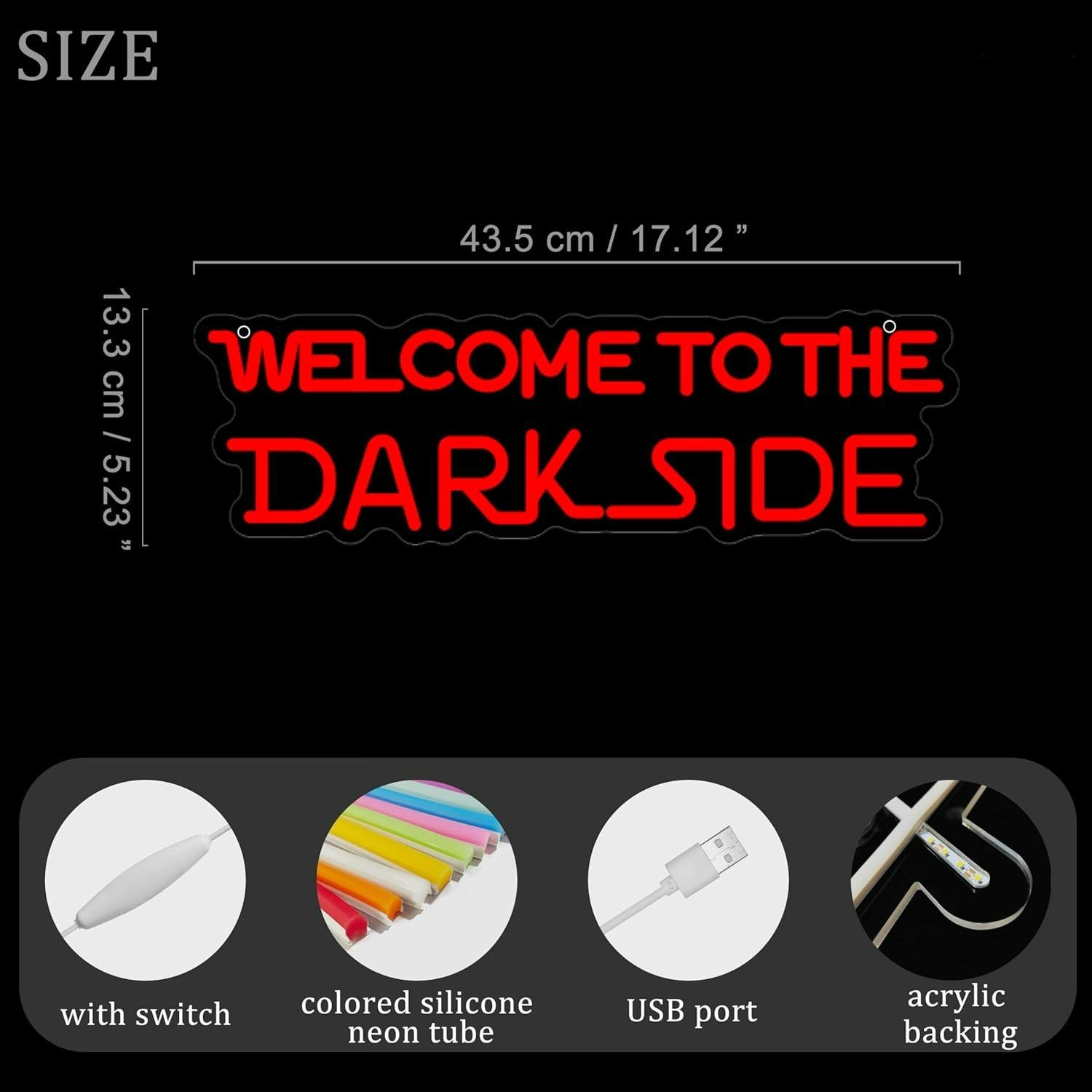 Welcome to the Dark Side Neon  - đánh giá và giá Room Lighting Bedroom Decor