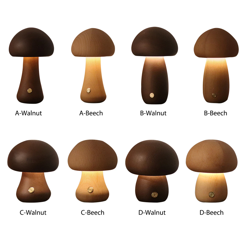 Cute Mushroom LED Night Light  - đánh giá và giá Mushroom Table Lamp