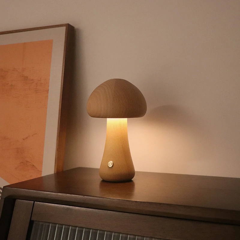 Cute Mushroom LED Night Light  - đánh giá và giá Mushroom Table Lamp