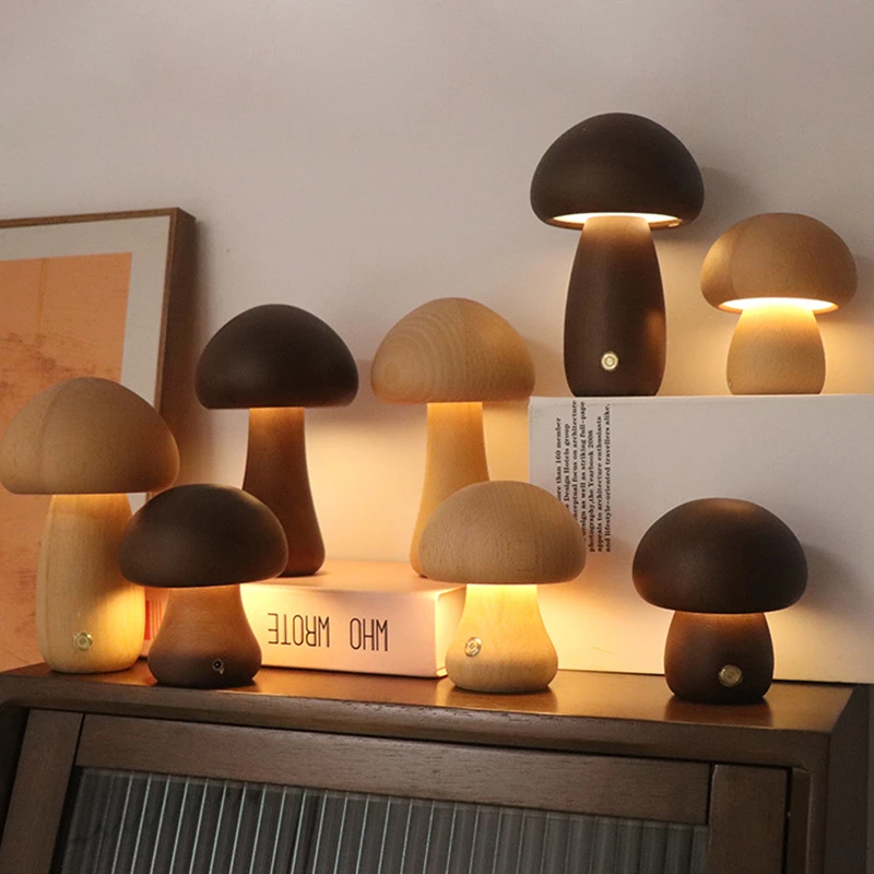 Cute Mushroom LED Night Light  - đánh giá và giá Mushroom Table Lamp