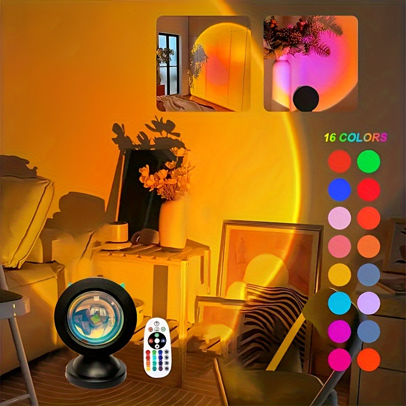 1pc Vibrant Sunset Projection  - đánh giá và giá Sunset Lamp Projection