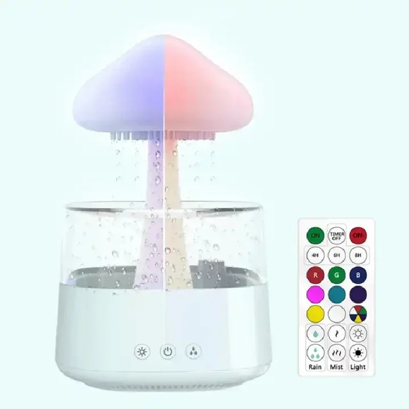 Cloud And Raindrop Humidifier  - đánh giá và giá Mushroom Table Lamp