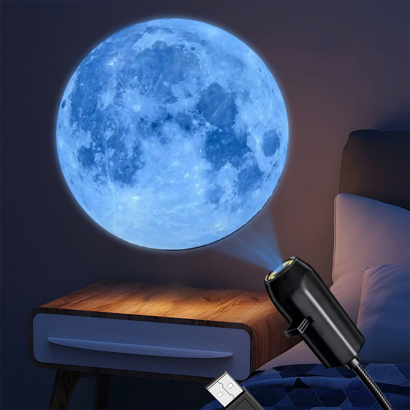 USB Ceiling Moon Earth Project - đánh giá và giá Sunset Lamp Projection