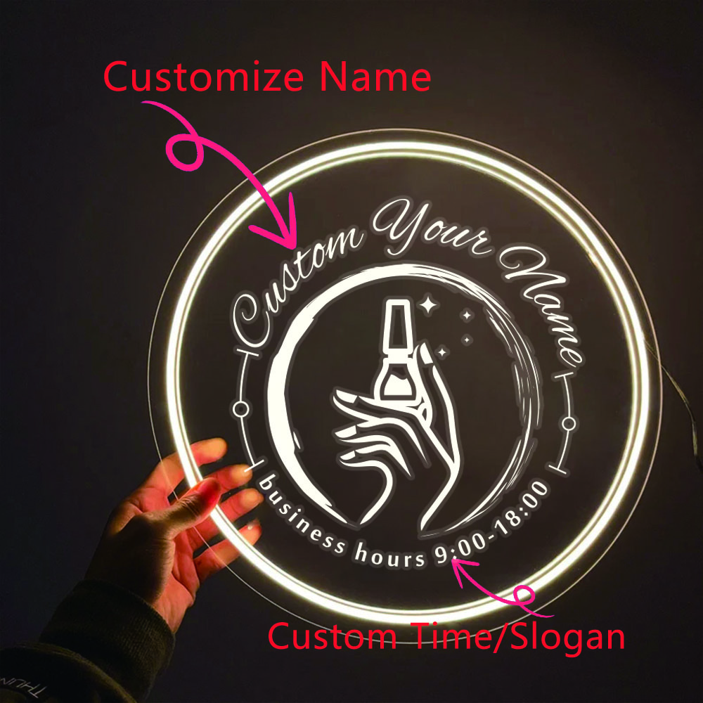1PC Round Shape Nail Art Theme - đánh giá và giá Lighting Decor For Wedding