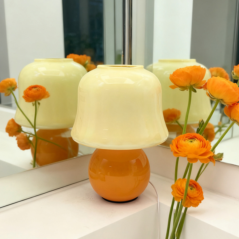 Modern Minimalist Mushroom Des - đánh giá và giá Mushroom Table Lamp
