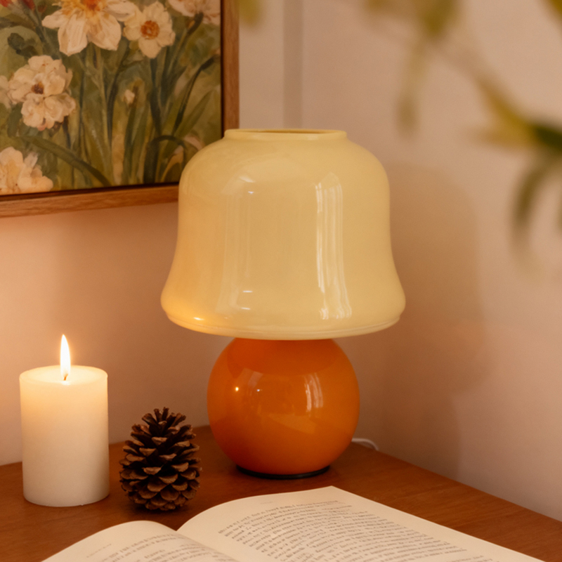 Modern Minimalist Mushroom Des - đánh giá và giá Mushroom Table Lamp