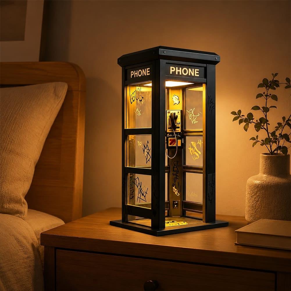 Vintage London Telephone Booth - đánh giá và giá Lighting Decor Home