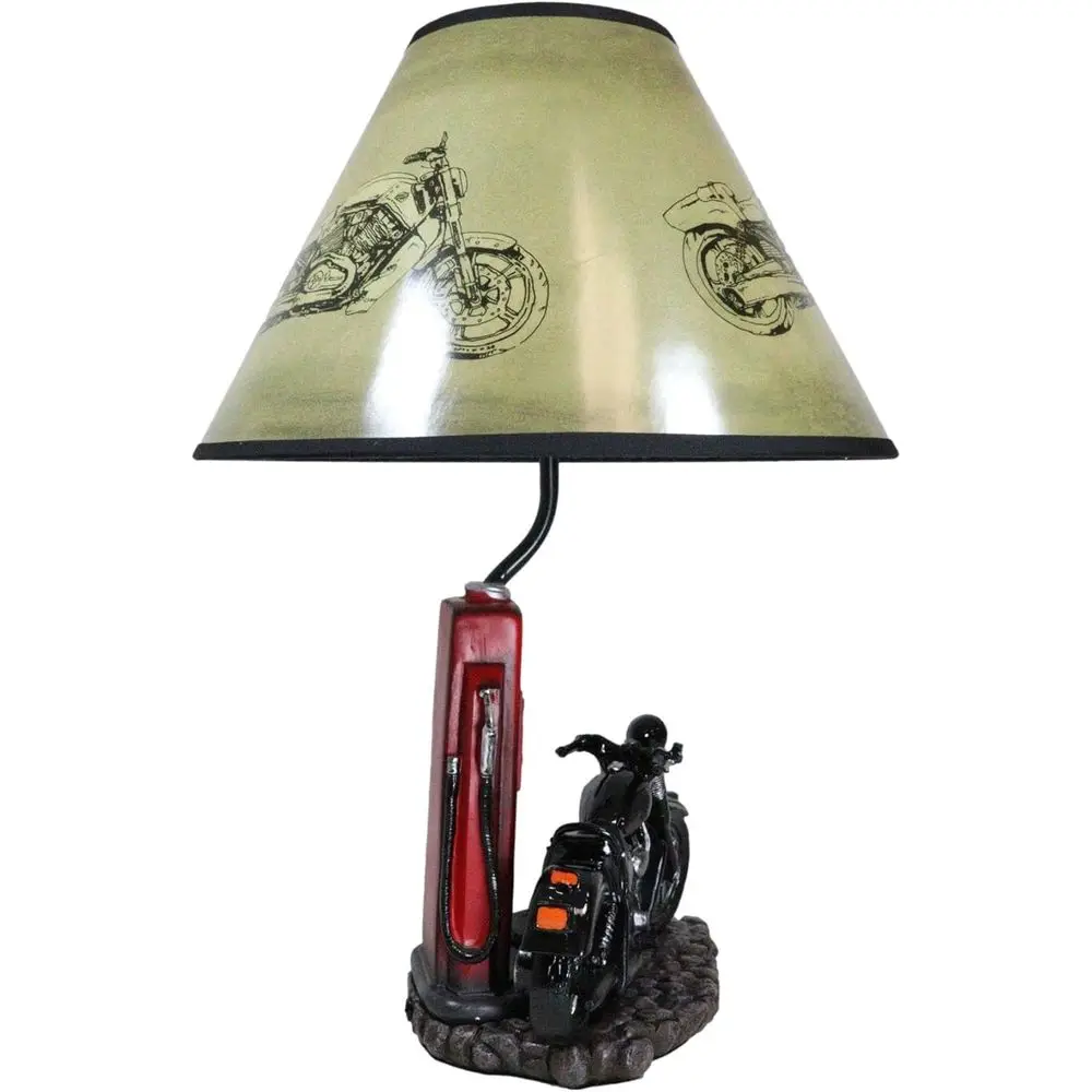 Vintage Retro Black Motorcycle - đánh giá và giá Lighting Decor Home