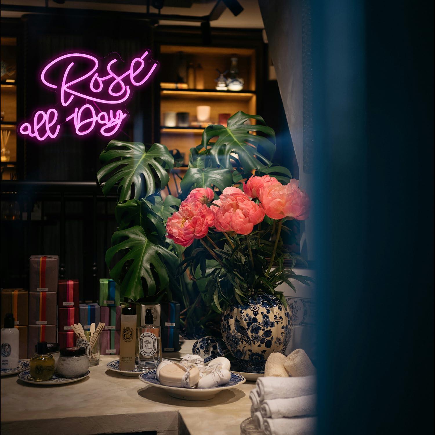 Rose All Day Neon Sign Dimmabl - đánh giá và giá Lighting Decor For Wedding