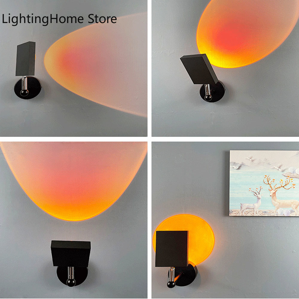 Hoàng Hôn Cầu Vồng Chiếu Đèn T - đánh giá và giá Sunset Lamp Projection