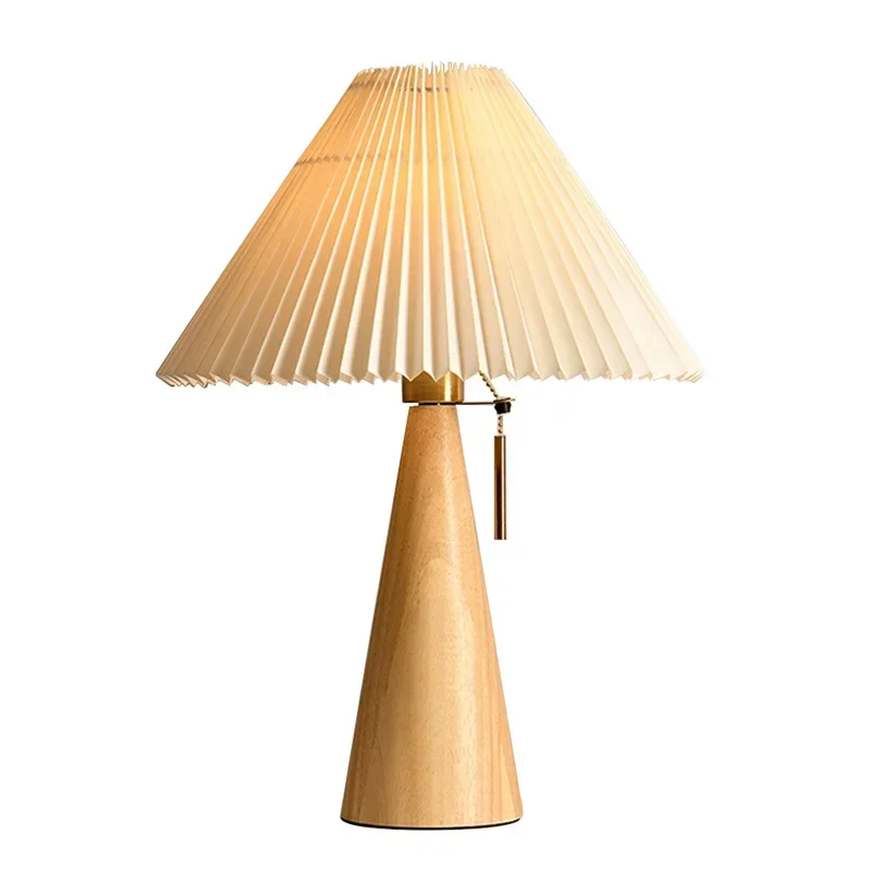 Retro Pleated Table Lamp Nordi - đánh giá và giá Lighting Decor Home