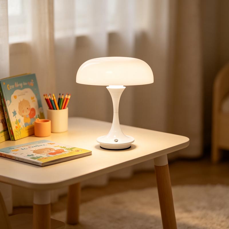 Retro mushroom table lamp, rec - đánh giá và giá Mushroom Table Lamp