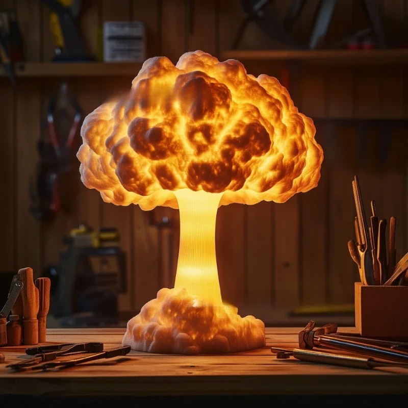 USB Powered Atomic Mushroom Cl - đánh giá và giá Mushroom Table Lamp