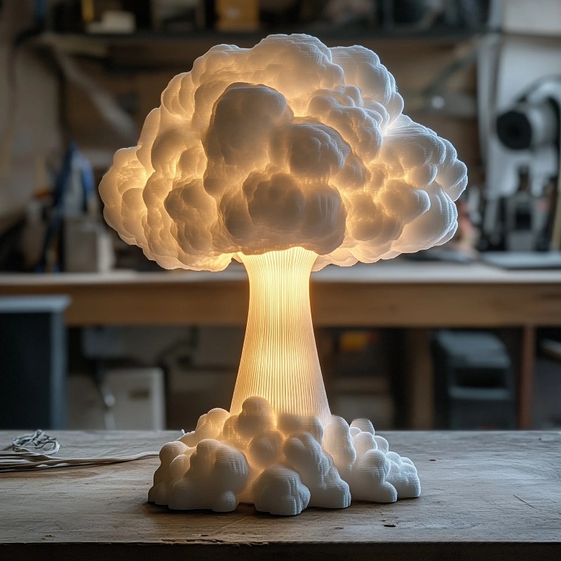USB Powered Atomic Mushroom Cl - đánh giá và giá Mushroom Table Lamp