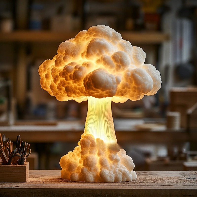 USB Powered Atomic Mushroom Cl - đánh giá và giá Mushroom Table Lamp