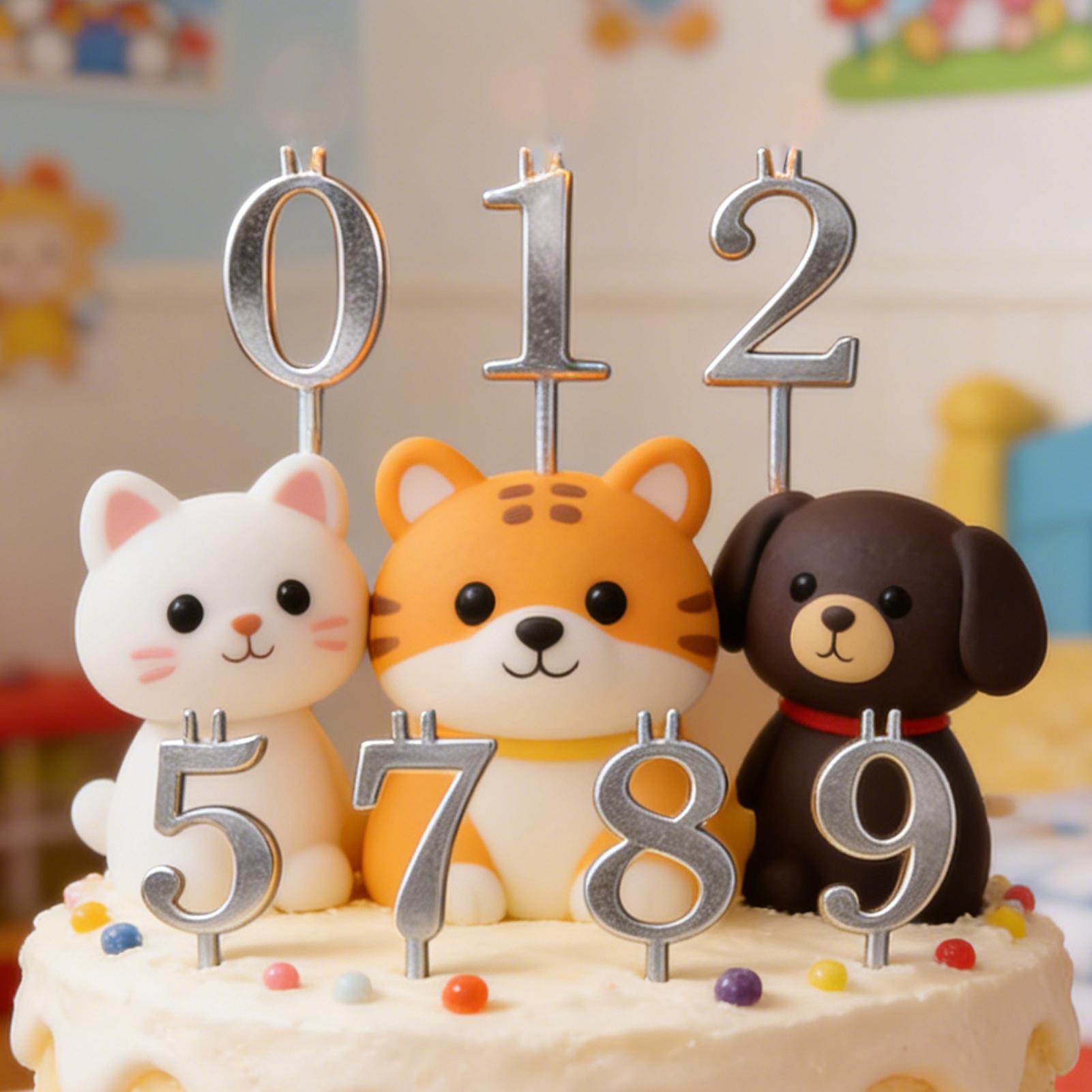 10pcs 0-9 Number Cake Toppers  - đánh giá và giá Candle Holder Set